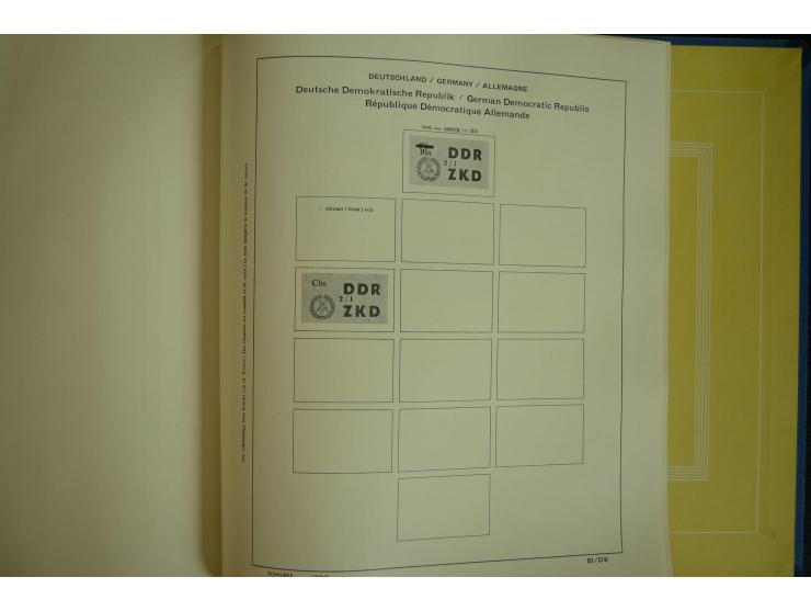 1945/2012, ungebrauchte/postfrische und gestempelte Sammlung, dabei Bizone mit besseren u.a. Mi.-Nr. 93I XG gestempelt mit Fo