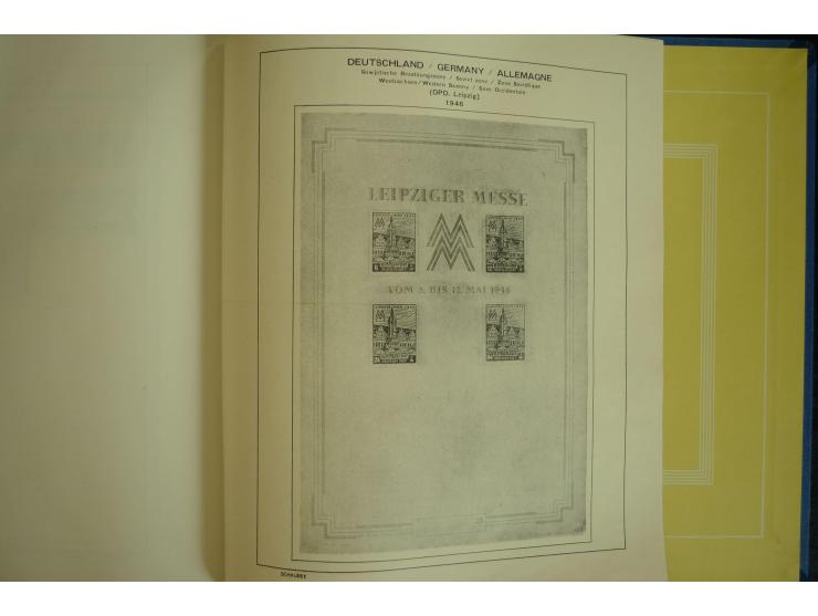 1945/2012, ungebrauchte/postfrische und gestempelte Sammlung, dabei Bizone mit besseren u.a. Mi.-Nr. 93I XG gestempelt mit Fo