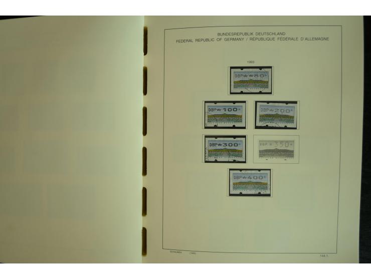 1945/2012, ungebrauchte/postfrische und gestempelte Sammlung, dabei Bizone mit besseren u.a. Mi.-Nr. 93I XG gestempelt mit Fo