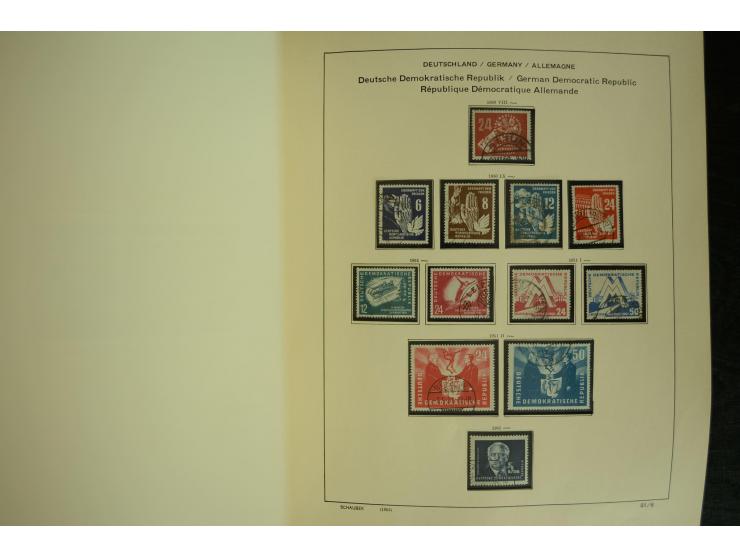 1945/2012, ungebrauchte/postfrische und gestempelte Sammlung, dabei Bizone mit besseren u.a. Mi.-Nr. 93I XG gestempelt mit Fo