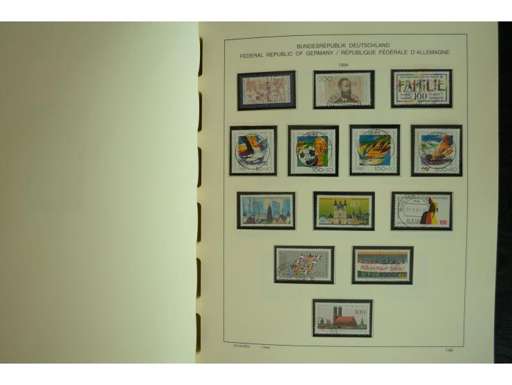1945/2012, ungebrauchte/postfrische und gestempelte Sammlung, dabei Bizone mit besseren u.a. Mi.-Nr. 93I XG gestempelt mit Fo
