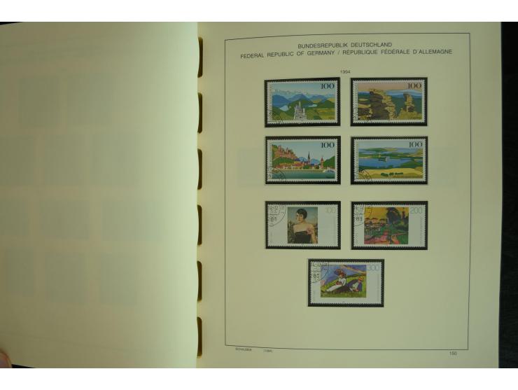 1945/2012, ungebrauchte/postfrische und gestempelte Sammlung, dabei Bizone mit besseren u.a. Mi.-Nr. 93I XG gestempelt mit Fo
