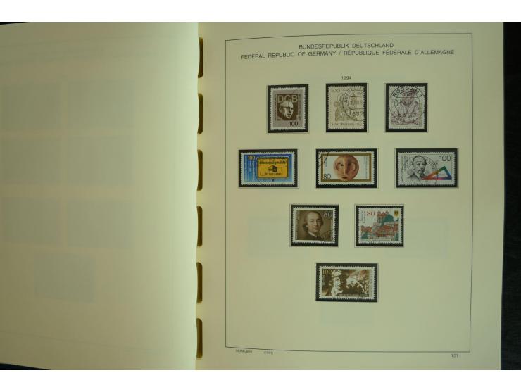1945/2012, ungebrauchte/postfrische und gestempelte Sammlung, dabei Bizone mit besseren u.a. Mi.-Nr. 93I XG gestempelt mit Fo