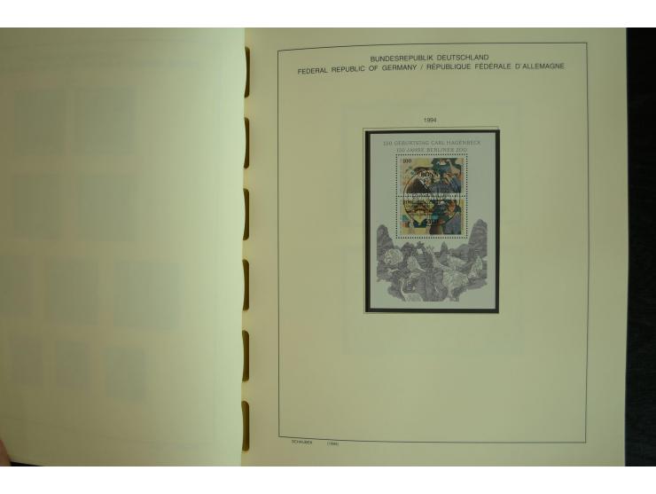 1945/2012, ungebrauchte/postfrische und gestempelte Sammlung, dabei Bizone mit besseren u.a. Mi.-Nr. 93I XG gestempelt mit Fo