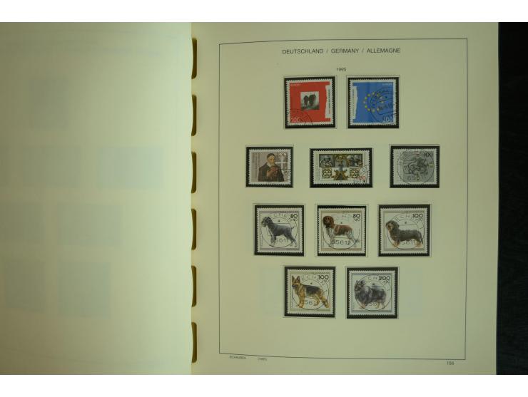 1945/2012, ungebrauchte/postfrische und gestempelte Sammlung, dabei Bizone mit besseren u.a. Mi.-Nr. 93I XG gestempelt mit Fo