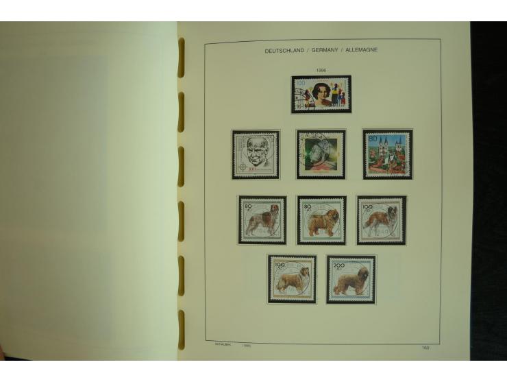 1945/2012, ungebrauchte/postfrische und gestempelte Sammlung, dabei Bizone mit besseren u.a. Mi.-Nr. 93I XG gestempelt mit Fo