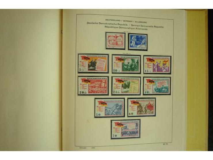 1945/2012, ungebrauchte/postfrische und gestempelte Sammlung, dabei Bizone mit besseren u.a. Mi.-Nr. 93I XG gestempelt mit Fo