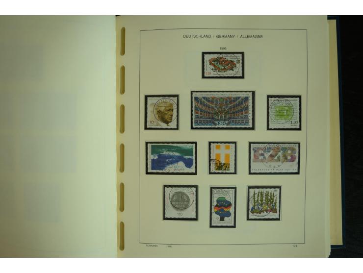 1945/2012, ungebrauchte/postfrische und gestempelte Sammlung, dabei Bizone mit besseren u.a. Mi.-Nr. 93I XG gestempelt mit Fo