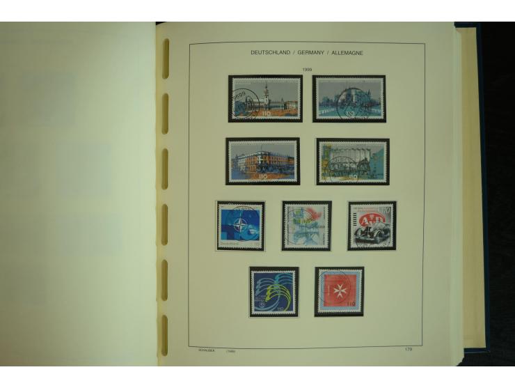 1945/2012, ungebrauchte/postfrische und gestempelte Sammlung, dabei Bizone mit besseren u.a. Mi.-Nr. 93I XG gestempelt mit Fo