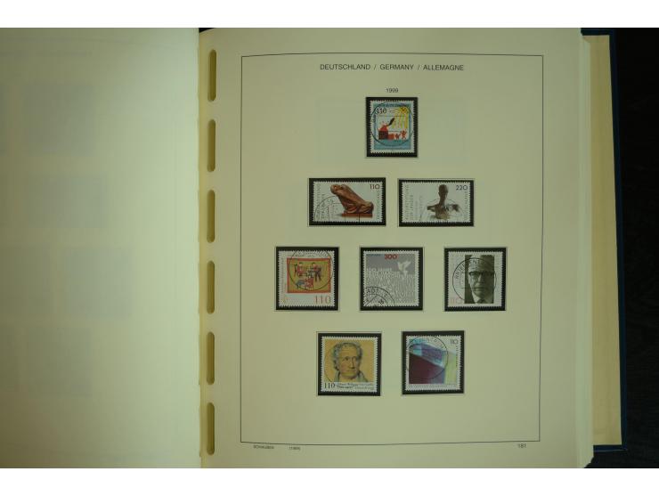 1945/2012, ungebrauchte/postfrische und gestempelte Sammlung, dabei Bizone mit besseren u.a. Mi.-Nr. 93I XG gestempelt mit Fo