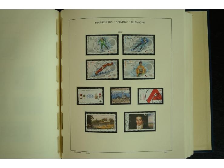 1945/2012, ungebrauchte/postfrische und gestempelte Sammlung, dabei Bizone mit besseren u.a. Mi.-Nr. 93I XG gestempelt mit Fo