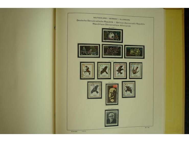 1945/2012, ungebrauchte/postfrische und gestempelte Sammlung, dabei Bizone mit besseren u.a. Mi.-Nr. 93I XG gestempelt mit Fo