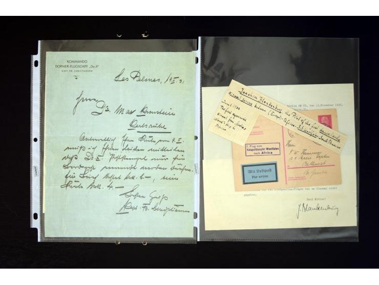 1860/1950 (ca.), hochinteressanter Posten mit vielen Besonderheiten ab Altdeutschland bis Flugpost nach 1945 (u.a. Ersatz-Aer