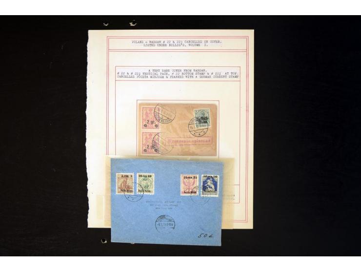 1860/1950 (ca.), hochinteressanter Posten mit vielen Besonderheiten ab Altdeutschland bis Flugpost nach 1945 (u.a. Ersatz-Aer