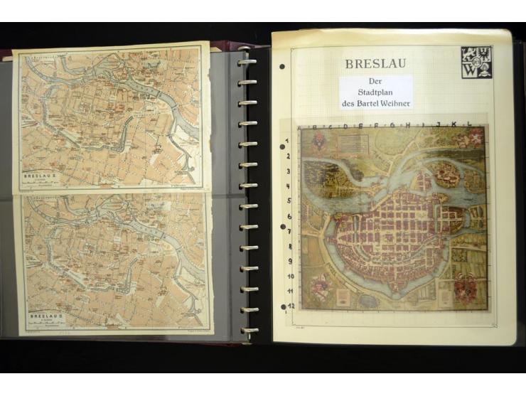 BRESLAU: 1658/1945 (ca.), umfangreiche Material-Sammlung mit hunderten von Firmenrechnungen, Quittungen, diversen Anschreiben