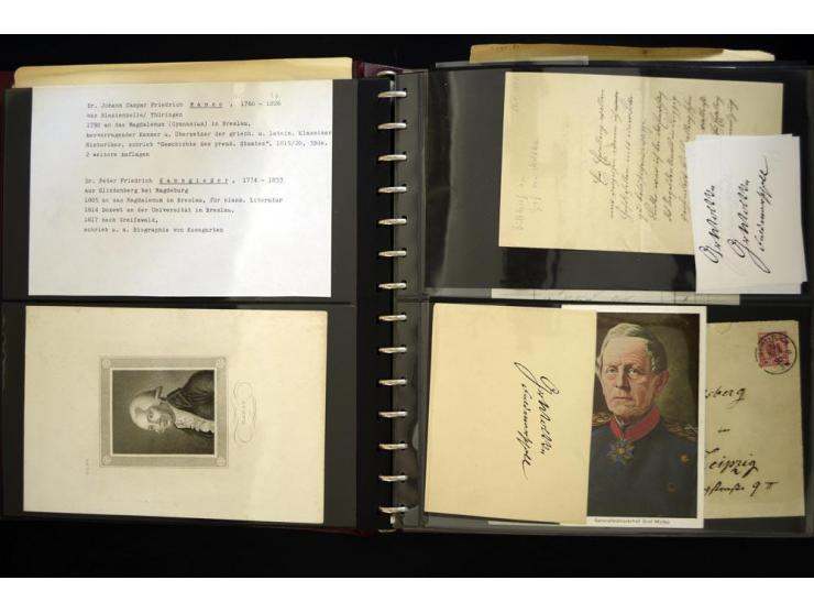BRESLAU: 1658/1945 (ca.), umfangreiche Material-Sammlung mit hunderten von Firmenrechnungen, Quittungen, diversen Anschreiben