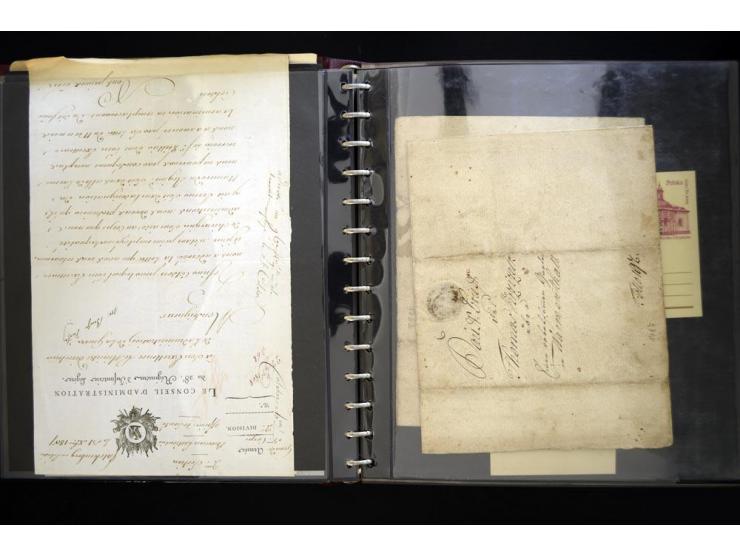 BRESLAU: 1658/1945 (ca.), umfangreiche Material-Sammlung mit hunderten von Firmenrechnungen, Quittungen, diversen Anschreiben