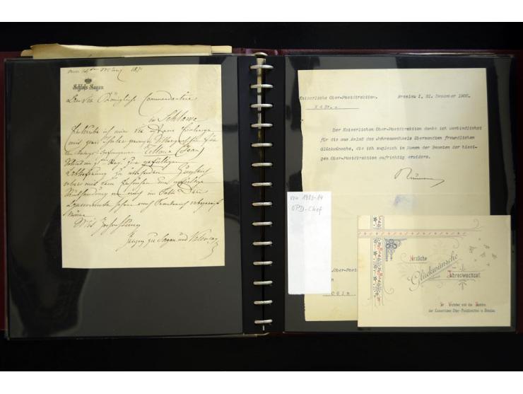 BRESLAU: 1658/1945 (ca.), umfangreiche Material-Sammlung mit hunderten von Firmenrechnungen, Quittungen, diversen Anschreiben