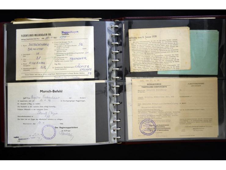 BRESLAU: 1658/1945 (ca.), umfangreiche Material-Sammlung mit hunderten von Firmenrechnungen, Quittungen, diversen Anschreiben