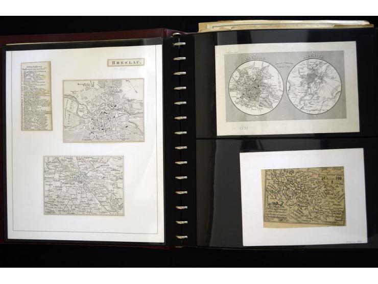 BRESLAU: 1658/1945 (ca.), umfangreiche Material-Sammlung mit hunderten von Firmenrechnungen, Quittungen, diversen Anschreiben