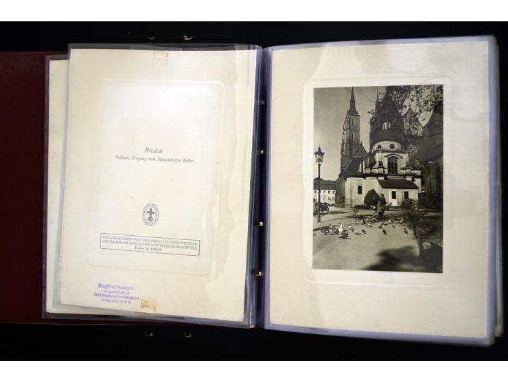 BRESLAU: 1658/1945 (ca.), umfangreiche Material-Sammlung mit hunderten von Firmenrechnungen, Quittungen, diversen Anschreiben