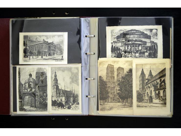 BRESLAU: 1658/1945 (ca.), umfangreiche Material-Sammlung mit hunderten von Firmenrechnungen, Quittungen, diversen Anschreiben