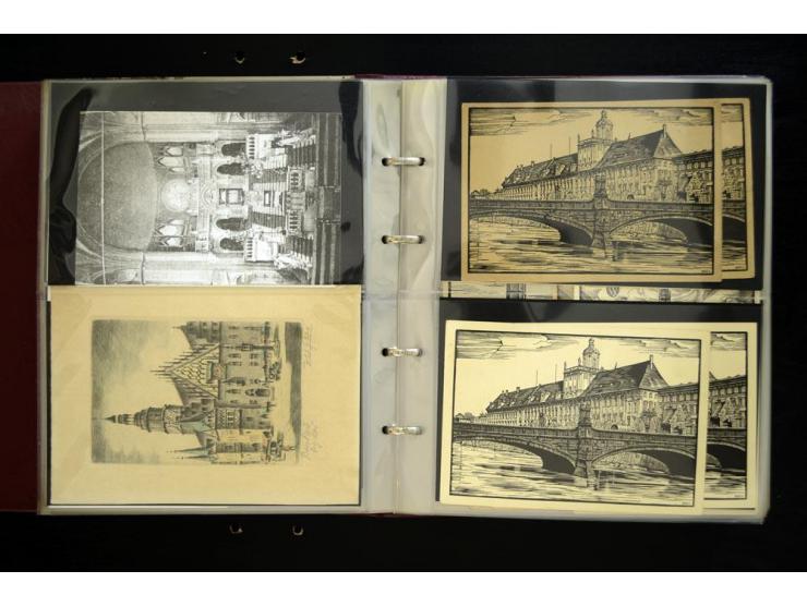 BRESLAU: 1658/1945 (ca.), umfangreiche Material-Sammlung mit hunderten von Firmenrechnungen, Quittungen, diversen Anschreiben