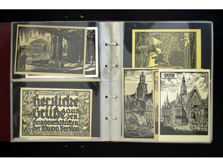 BRESLAU: 1658/1945 (ca.), umfangreiche Material-Sammlung mit hunderten von Firmenrechnungen, Quittungen, diversen Anschreiben