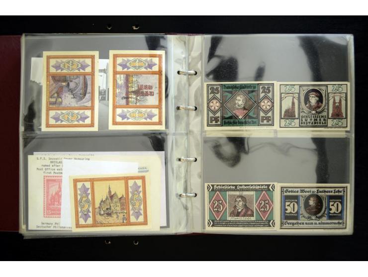 BRESLAU: 1658/1945 (ca.), umfangreiche Material-Sammlung mit hunderten von Firmenrechnungen, Quittungen, diversen Anschreiben