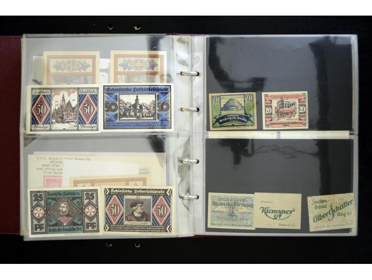 BRESLAU: 1658/1945 (ca.), umfangreiche Material-Sammlung mit hunderten von Firmenrechnungen, Quittungen, diversen Anschreiben