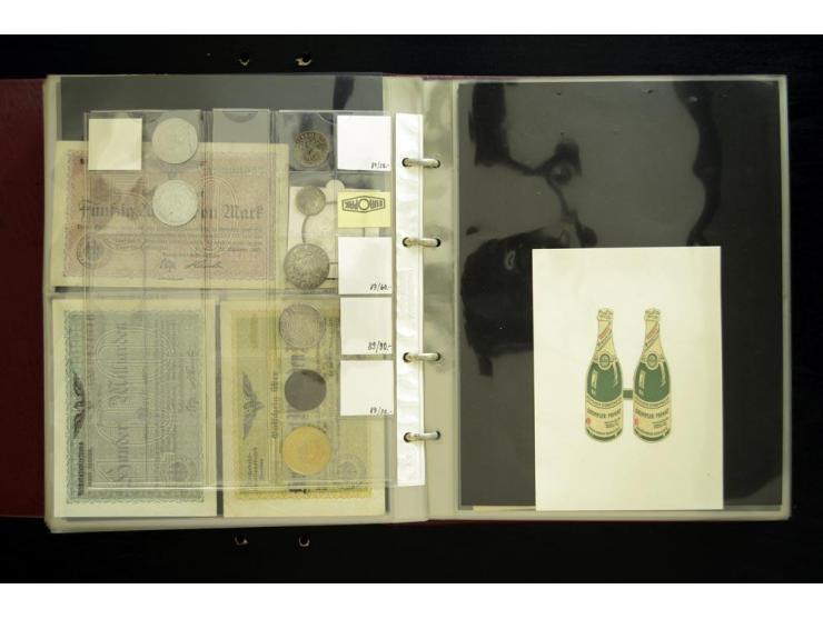 BRESLAU: 1658/1945 (ca.), umfangreiche Material-Sammlung mit hunderten von Firmenrechnungen, Quittungen, diversen Anschreiben