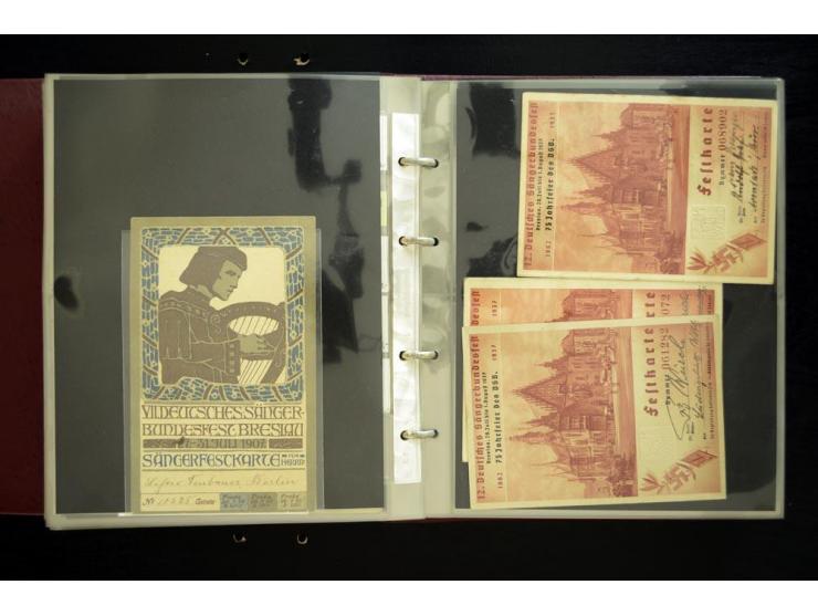 BRESLAU: 1658/1945 (ca.), umfangreiche Material-Sammlung mit hunderten von Firmenrechnungen, Quittungen, diversen Anschreiben