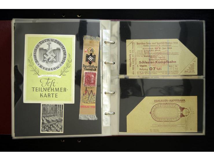 BRESLAU: 1658/1945 (ca.), umfangreiche Material-Sammlung mit hunderten von Firmenrechnungen, Quittungen, diversen Anschreiben