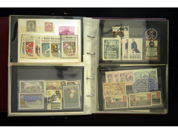 BRESLAU: 1658/1945 (ca.), umfangreiche Material-Sammlung mit hunderten von Firmenrechnungen, Quittungen, diversen Anschreiben