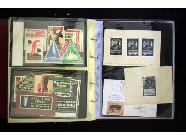 BRESLAU: 1658/1945 (ca.), umfangreiche Material-Sammlung mit hunderten von Firmenrechnungen, Quittungen, diversen Anschreiben