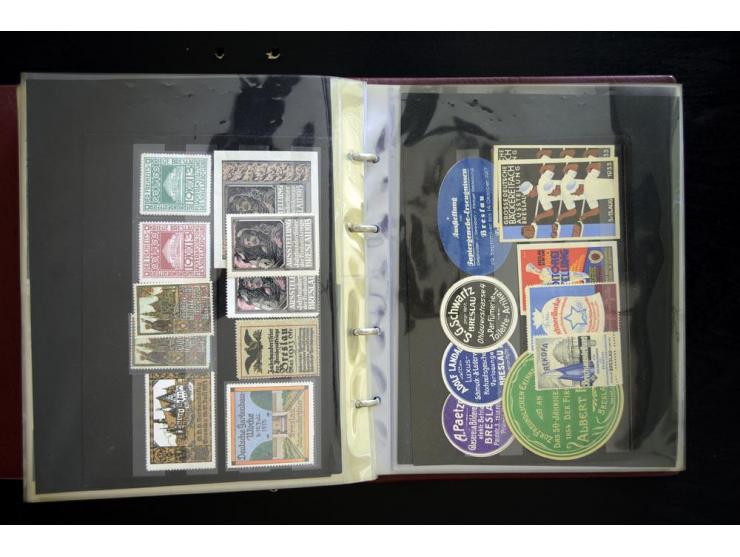 BRESLAU: 1658/1945 (ca.), umfangreiche Material-Sammlung mit hunderten von Firmenrechnungen, Quittungen, diversen Anschreiben