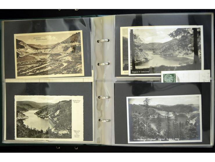 EULENGEBIRGE: 1852/1945, Sammlung mit Schwerpunkt bei den Ansichtskarten mit einige frühen und besseren Karten, dazu Stempel-