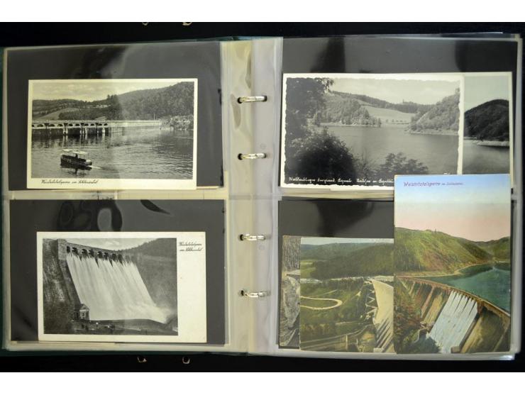 EULENGEBIRGE: 1852/1945, Sammlung mit Schwerpunkt bei den Ansichtskarten mit einige frühen und besseren Karten, dazu Stempel-