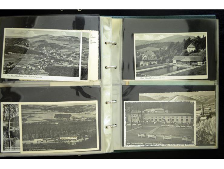 EULENGEBIRGE: 1852/1945, Sammlung mit Schwerpunkt bei den Ansichtskarten mit einige frühen und besseren Karten, dazu Stempel-
