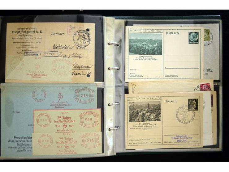 EULENGEBIRGE: 1852/1945, Sammlung mit Schwerpunkt bei den Ansichtskarten mit einige frühen und besseren Karten, dazu Stempel-