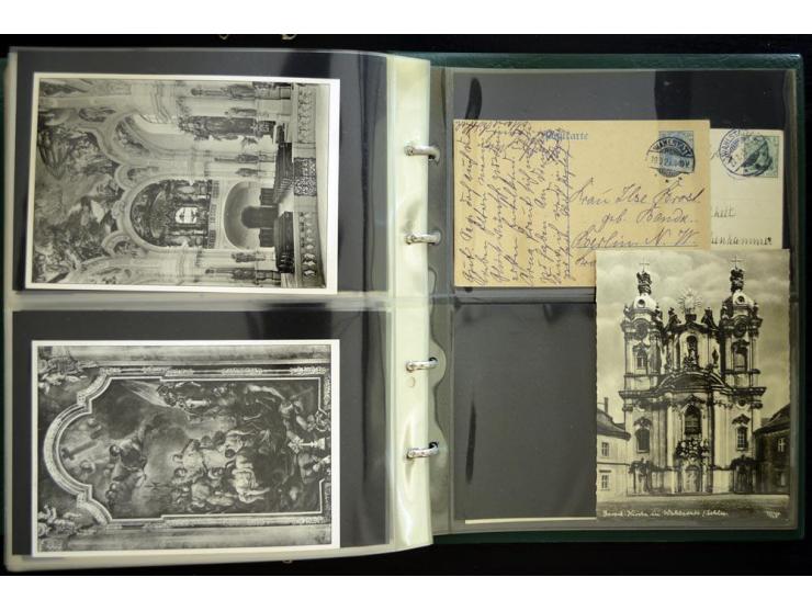 LIEGNITZ: 1832/1945, umfangreiche Sammlung mit vielen Ansichtskarten inkl. Litho-Karten und besseren Ansichten sowie reichlic