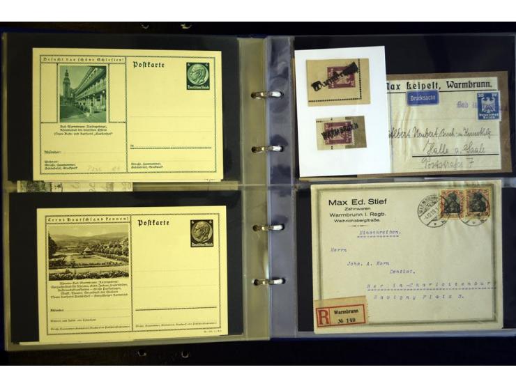 RIESENGEBIERGE: 1785/1945, sehr umfangreiche Sammlung mit geschätzt 1000 - 1500 Ansichtskarten und sehr vielen Stempel-Belege