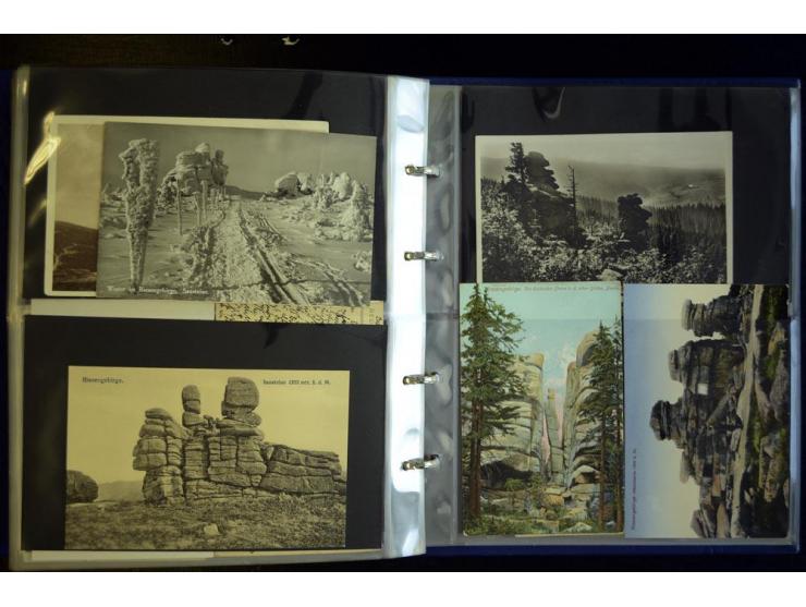 RIESENGEBIERGE: 1785/1945, sehr umfangreiche Sammlung mit geschätzt 1000 - 1500 Ansichtskarten und sehr vielen Stempel-Belege