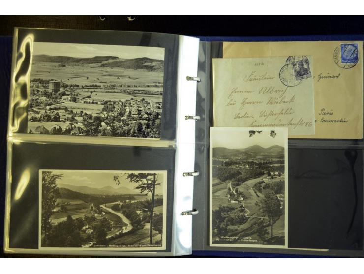 RIESENGEBIERGE: 1785/1945, sehr umfangreiche Sammlung mit geschätzt 1000 - 1500 Ansichtskarten und sehr vielen Stempel-Belege