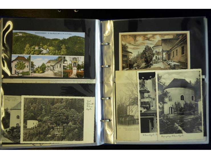 RIESENGEBIERGE: 1785/1945, sehr umfangreiche Sammlung mit geschätzt 1000 - 1500 Ansichtskarten und sehr vielen Stempel-Belege