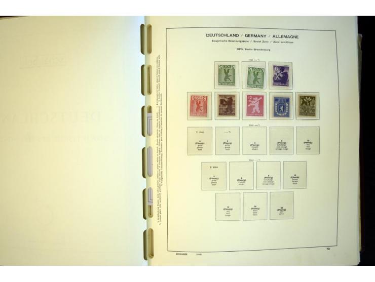 1945/85, umfangreicher ungebrauchter/postfrischer und gestempelter Bestand mit vielen besseren Werten und Ausgaben, teils meh
