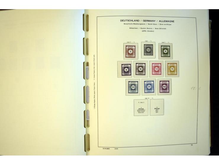 1945/85, umfangreicher ungebrauchter/postfrischer und gestempelter Bestand mit vielen besseren Werten und Ausgaben, teils meh