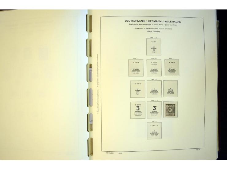 1945/85, umfangreicher ungebrauchter/postfrischer und gestempelter Bestand mit vielen besseren Werten und Ausgaben, teils meh
