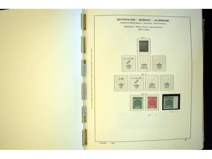 1945/85, umfangreicher ungebrauchter/postfrischer und gestempelter Bestand mit vielen besseren Werten und Ausgaben, teils meh