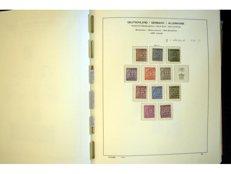 1945/85, umfangreicher ungebrauchter/postfrischer und gestempelter Bestand mit vielen besseren Werten und Ausgaben, teils meh
